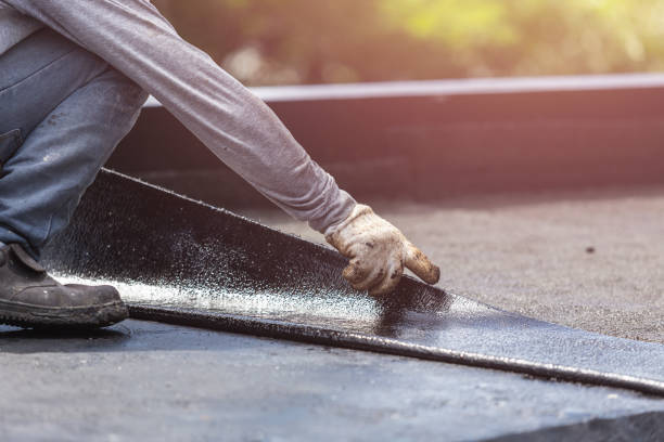 Professional Waterproofing technician working in LaGrange, OH